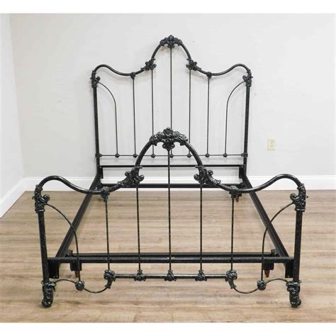 old metal bed frame